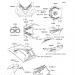 KAWASAKI - NINJA® ZX™-14R 2012 - Body PartsDecals(Green)(ECFA)