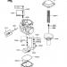 KAWASAKI - GPZ 1986 - Engine/TransmissionCARBURETOR PARTS