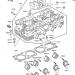 KAWASAKI - LTD SHAFT 1985 - Engine/TransmissionCYLINDER HEAD