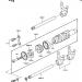 KAWASAKI - LTD SHAFT 1985 - Engine/TransmissionGEAR CHANGE DRUM & FORKS
