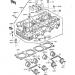 KAWASAKI - EDDIE LAWSON REPLICA 1983 - Κινητήρας/Κιβώτιο ΤαχυτήτωνCYLINDER HEAD
