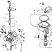 HONDA - C50 (GR) 1992 - Κινητήρας/Κιβώτιο ΤαχυτήτωνCARBURETOR (C50DF/G/DG/J/N/SN)
