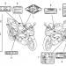 HONDA - CBR1000RR (ED) 2004 - Body PartsCAUTION LABEL