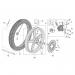 Aprilia - SCARABEO 100 4T E3 2012 - BrakesFront wheel, disc brake