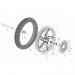 Aprilia - SCARABEO 50 2T 2014 - FrameFRONT wheel