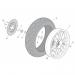 Aprilia - SPORT CITY CUBE 250-300 IE E3 2012 - Framerear wheel