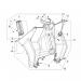 PIAGGIO - MP3 300 4T 4V IE ERL IBRIDIO 2012 - Body PartsStorage Front - Extension mask