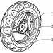 PIAGGIO - ZIP 50 < 2005 - ΠλαίσιοFRONT wheel