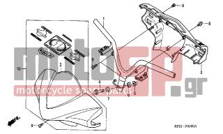 HONDA - SES150 (ED) 2004 - Frame - HANDLE PIPE/HANDLE COVER - 93891-0502007 - SCREW-WASHER, 5X20