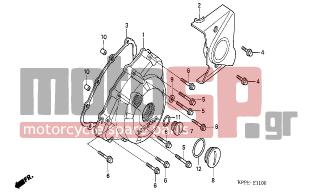 HONDA - CBR125RW (ED) 2007 - Κινητήρας/Κιβώτιο Ταχυτήτων - LEFT CRANKCASE COVER - 90702-KFM-900 - DOWEL PIN, 8X12