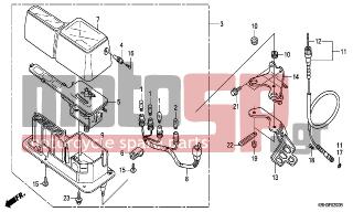 HONDA - XR125L (ED) 2005 - Electrical - METER - 90109-MZ5-008 - SCREW, TAPPING, 4X14