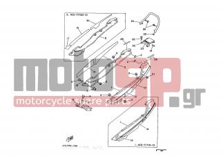 YAMAHA - RD350LC (ITA) 1991 - Body Parts - SIDE COVER - 1J3-24742-00-00 - Grommet
