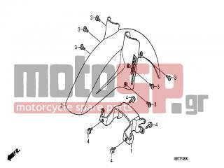 HONDA - XL1000VA (ED)-ABS Varadero 2009 - Body Parts - FRONT FENDER