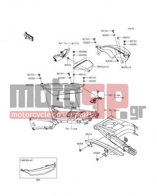KAWASAKI - NINJA® ZX™-14R 2014 - Body Parts - Side Covers/Chain Cover - 92015-1757 - NUT,WELL,5MM