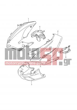 SUZUKI - DL1000 (E2) V-Strom 2007 - Body Parts - SIDE COWLING (MODEL K9/L0) - 68111-18G20-000 - EMBLEM, 