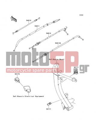 KAWASAKI - VERSYS® 1000 (EUROPEAN) 2014 -  - Cables - 54011-0554 - CABLE-CLUTCH