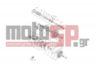YAMAHA - XP500 T-MAX (GRC) 2003 - Engine/Transmission - CLUTCH 2 - 4XM-15383-00-00 - Plate, Bearing Cover