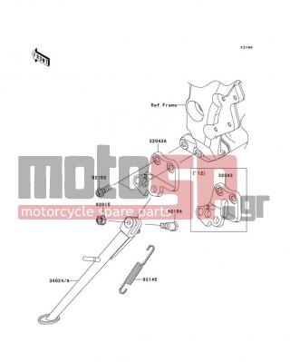 KAWASAKI - VERSYS® 1000 (EUROPEAN) 2014 -  - Stand(s) - 92145-0562 - SPRING,SIDE STAND