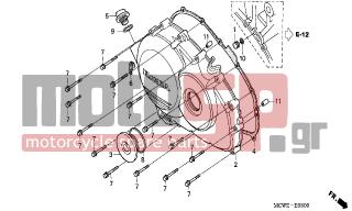 HONDA - VFR800 (ED) 2006 - Engine/Transmission - RIGHT CRANKCASE COVER - 11394-MCW-000 - GASKET, R. COVER