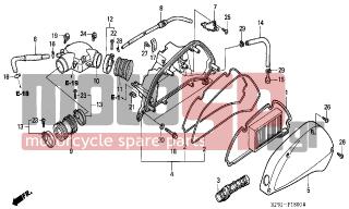 HONDA - SH150 (ED) 2001 - Engine/Transmission - AIR CLEANER - 93903-35380- - SCREW, TAPPING, 5X16