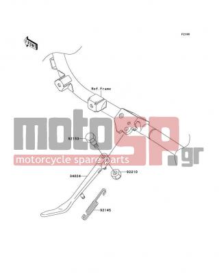 KAWASAKI - VULCAN® 1700 NOMAD™ ABS 2014 -  - Stand(s) - 92153-1416 - BOLT,SIDE STAND,10MM