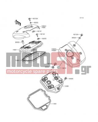 KAWASAKI - VULCAN® 900 CLASSIC 2014 - Engine/Transmission - Cylinder Head Cover - 11061-0261 - GASKET,HEAD COVER