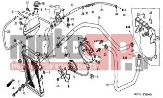 HONDA - FJS600A (ED) ABS Silver Wing 2003 - Engine/Transmission - RADIATOR - 19410-MCT-000 - JOINT, JIGGLE VALVE