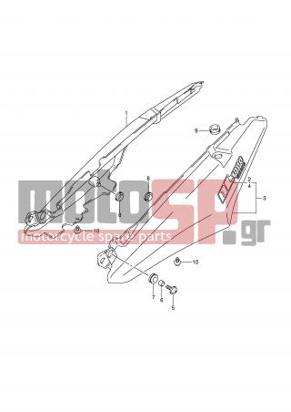 SUZUKI - DL1000 (E2) V-Strom 2002 - Body Parts - SEAT TAIL COVER (MODEL K6) - 09136-06081-000 - SCREW, FRONT