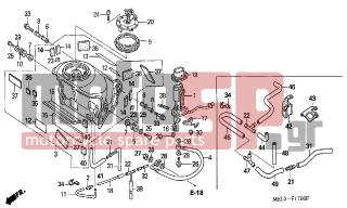 HONDA - CBR1000RR (ED) 2005 - Body Parts - FUEL TANK/FUEL PUMP - 17533-MEL-000 - RUBBER, L. FR. TANK MOUNTING
