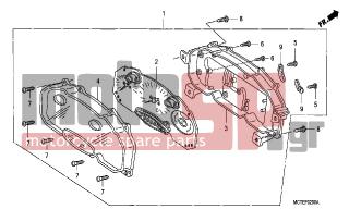HONDA - FJS400D (ED) Silver Wing 2006 - Electrical - SPEEDOMETER - 94591-45000- - CLIP, WIRE, 4X50
