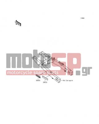 KAWASAKI - Z250SL 2014 - Body Parts - Labels