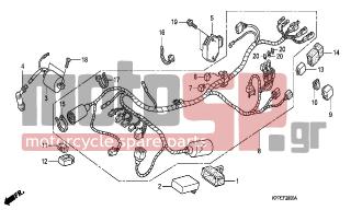 HONDA - CBR125RS (ED) 2006 - Electrical - WIRE HARNESS(CBR125R/ RS/R W5/RW6/RW8) - 91551-SF4-003 - BAND, WIRE HARNESS (BROWN) (110MM)
