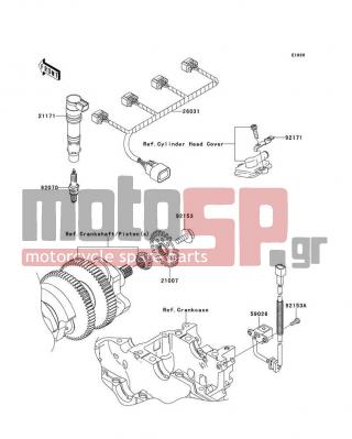KAWASAKI - CONCOURS® 14 ABS 2013 -  - Ignition System - 21007-0066 - ROTOR