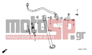 HONDA - XR125L (ED) 2005 - Frame - STAND - 50547-KPE-900 - GUARD, SIDE STAND SWITCH
