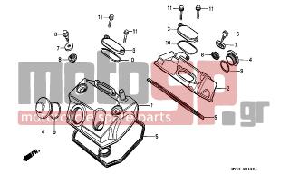 HONDA - XRV750 (IT) Africa Twin 1992 - Engine/Transmission - CYLINDER HEAD COVER - 90541-MB0-000 - WASHER, MOUNTING RUBBER