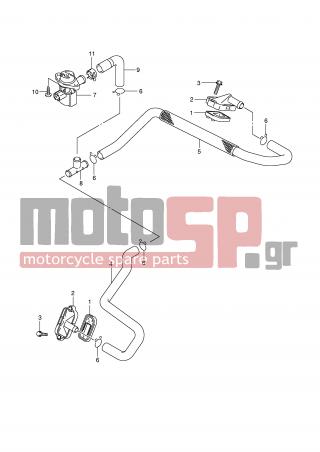 SUZUKI - SV650 (E2) 2008 - Engine/Transmission - 2ND AIR - 18531-06G01-000 - COVER, 2ND AIR REED VALVE