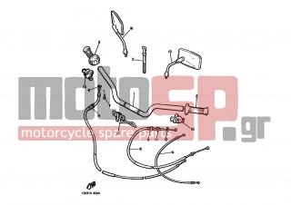 YAMAHA - XS400 (EUR) 1982 - Frame - HANDLEBAR CABLE - 1T5-26372-00-00 - Cover,handle Lever 1