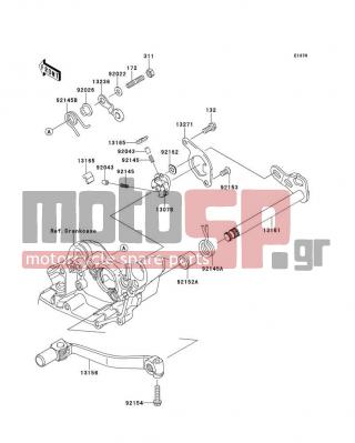 KAWASAKI - KX™450F 2013 - Κινητήρας/Κιβώτιο Ταχυτήτων - Gear Change Mechanism - 92152-1414 - COLLAR