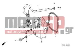 HONDA - SCV100F (ED) Lead 2005 - Κινητήρας/Κιβώτιο Ταχυτήτων - CYLINDER HEAD COVER