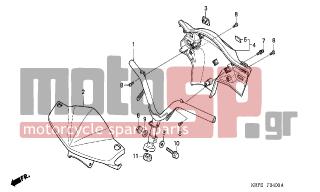 HONDA - SCV100 (ED) Lead 2003 - Frame - STEERING HANDLE/HANDLE COVER - 93903-34380- - SCREW, TAPPING, 4X12