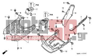 HONDA - SCV100F (ED) Lead 2005 - Body Parts - FLOOR PANEL - 90111-KPL-900 - BOLT, INNER COVER