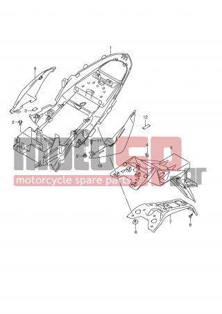 SUZUKI - GSR750 (E21) 2011 - Body Parts - REAR FENDER (GSR750UEL1 E21) - 09116-06168-000 - BOLT (6X16)