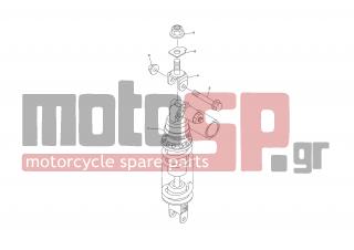 YAMAHA - YZF R6 (GRC) 2008 - Suspension - REAR SUSPENSION - 13S-22243-00-00 - Washer 1
