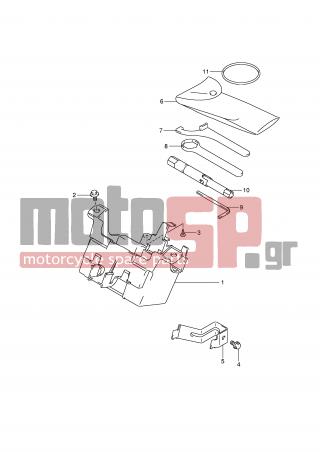 SUZUKI - GSF1250A (E2) 2008 - Body Parts - MANUAL BOX - 09816-00059-000 - SPANNER, HEXAGON 5