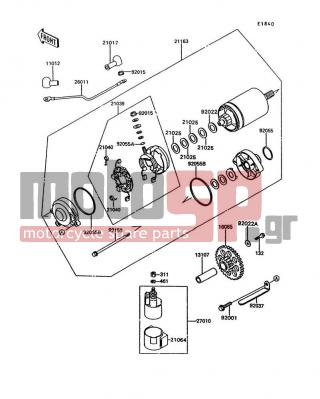 KAWASAKI - CONCOURS 1993 -  - Starter Motor - 27010-1235 - SWITCH,MAGNETIC