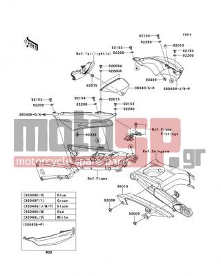 KAWASAKI - NINJA® ZX™-14R 2013 - Body Parts - Side Covers/Chain Cover - 92015-1757 - NUT,WELL,5MM