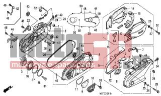 HONDA - FJS600A (ED) ABS Silver Wing 2007 - Frame - SWINGARM(2) - 11358-MCT-770 - GASKET, ELEMENT COVER