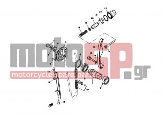 YAMAHA - XT500 (EUR) 1978 - Engine/Transmission - CAMSHAFT CHAIN TENSIONER - 94600-02001-00 - Joint,chain