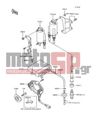 KAWASAKI - VOYAGER XII 1993 -  - Ignition System - 21131-005 - GROMMET,HIGH TENSION