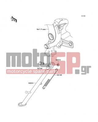 KAWASAKI - VERSYS® 2013 -  - Stand(s) - 92145-0813 - SPRING,SIDE STAND